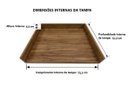 Ver imagem 3 de Tampa de Proteção Fogão Cooktop 5 Bocas em MDF Rústico