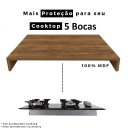 Ver imagem 6 de Tampa de Proteção Fogão Cooktop 5 Bocas em MDF Rústico