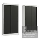 Ver imagem 6 de Conjunto 2 Guarda-Roupas 4 Portas de Correr Branco/Preto Tokio Madesa
