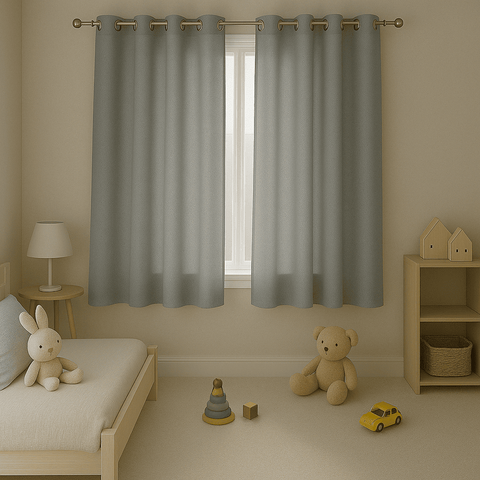 Cortina Gaze Linho com Forro de Microfibra com Ilhós 2,80 X 1,70 Metros - Prata