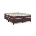 Ver imagem 1 de Cama Box + Colchão Castor King Class One Face Híbrido 180x200x52cm