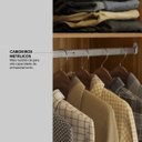 Ver imagem 4 de Guarda-roupa Casal 6 Portas 4 Gavetas Casal Giardino Amêndola Touch/nude Prime