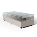 Ver imagem 1 de Cama Box Solteiro com Colchão de Espuma D45 Strong One Face Bege - Suporta até 150kg + 1 Trav