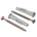Ver imagem 1 de Bucha MU Dry Wall para Bloco Oco 8mm Parafuso Chato PT 50 Peças - BUO867 - FOXMIX