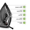 Ver imagem 4 de Ferro de Passar a Vapor Philco 320ml Base Cerâmica Pfv70 110v