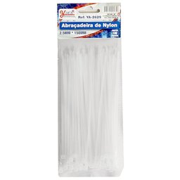 1000 Enforca Gato Fita Lacre de Nylon 2.5x150mm Cinta Preta 15cm Revenda - 3