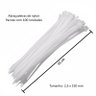 1000 Enforca Gato Fita Lacre de Nylon 2.5x150mm Cinta Preta 15cm Revenda - 2