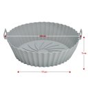 Ver imagem 5 de 10 Formas Protetor Silicone Fritadeira Redonda Cor Sortida