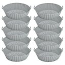 Ver imagem 1 de 10 Formas Protetor Silicone Fritadeira Redonda Cor Sortida