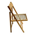 Ver imagem 2 de Cadeira Dobrável Assento de Corda Náutica Encosto Anatômico Acabamento a Óleo Natural