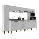 Ver imagem 2 de Cozinha Completa Carol 11 Portas 3 Gavetas Branco - Jcarvalho