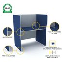 Ver imagem 3 de BAIA P/ TELEMARKETING SIMPLES INICIAL PANDIN MAXXI - AZUL/CINZA ETSI03