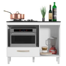 Balcao para Cooktop Fit Branco/branco Nicioli - 3
