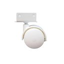 Ver imagem 2 de Rodizio Rb 50 Chapa U 15 Mm Para Berço Branco (Kit Com 4 Un)