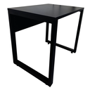 Ver imagem 2 de Escrivaninha Mesa Job Estilo Industrial 0,80x0,60 Mdp 25mm