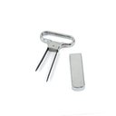Ver imagem 1 de Abridor de Garrafa de Vinho Bitfly Portátil Metal Dois-dente Extrator Prata