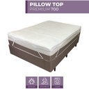 Ver imagem 4 de Pillow Top Solteiro Dupla Face 200 Fios 6cm 700g-m² 88x188cm Branco