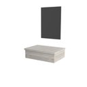Ver imagem 3 de Conjunto Bancada e Espelheira Ktme602 Preto Ônix Snow