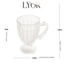 Ver mais imagens de Xícara Taça de Vidro Cristal com Pé Imperial Café 200ml Cafeteira Padaria Expresso Chocolate Quente