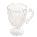 Ver imagem 2 de Xícara Taça de Vidro Cristal com Pé Imperial Café 200ml Cafeteira Padaria Expresso Chocolate Quente
