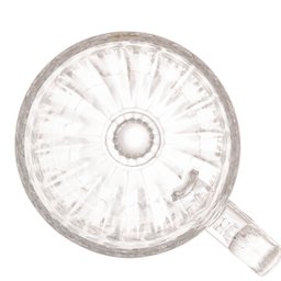 Xícara Taça de Vidro Cristal com Pé Imperial Café 200ml Cafeteira Padaria Expresso Chocolate Quente - 4