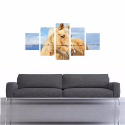 Quadro Decorativo Grande Escritório Cavalo 114x65 - 6 Quadro Decorativo Grande Escritório Cavalo 114x65 - 6
