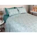 Ver imagem 2 de Jogo de Cama Duplo Casal 4 Peças 140 Fios 250x220cm Florence Realce Premium - Sultan