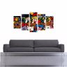 Quadro Impresso Romero Britto Obra Amigos 114x65 - 4
