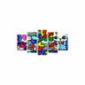 Quadro Decorativo Romero Britto Obra Britto Garden 160x80 - 1