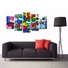 Quadro Decorativo Romero Britto Obra Britto Garden 160x80 - 3
