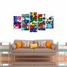 Quadro Decorativo Romero Britto Obra Britto Garden 160x80 - 5