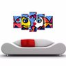 Quadro Impresso Peixe Romero Britto 160x80 - 3