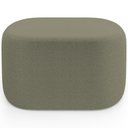 Ver imagem 6 de Puff Decorativo Orgânico para Living Quarto 70cm Doha W01 Bouclê Verde Oliva - Lyam Decor