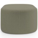 Ver imagem 5 de Puff Decorativo Orgânico para Living Quarto 70cm Doha W01 Bouclê Verde Oliva - Lyam Decor