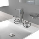 Ver imagem 2 de Tampa Tampão Tapa Furo Plug 1/2 Lavatório/Bide/Pia/Cuba