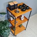 Ver imagem 4 de Carrinho Cantinho do Café Prateleira de Bebidas Multiuso