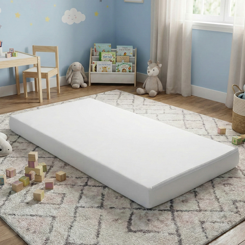 Colchão para Mini Cama Infantil Baby D18 100% Espuma Branco 150x70x10cm Toraflex