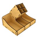 Ver imagem 1 de Porta Guardanapo e Sachê em MDF - Kit 10 Unidades