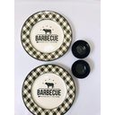 Ver imagem 1 de Jogo de Louça Barbacue de Cerâmica 4 Peças para Churrasco