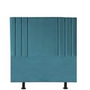 Ver imagem 2 de Cabeceira Estofada Grécia 100CM Solteiro Suede Azul Turquesa - D A DECOR