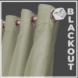 cortina blackout Bruna para varão e sala 5,50 x 2,80 bege - 5