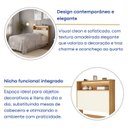 Ver imagem 6 de Cabeceira Solteiro com Nicho e LED 100% MDF Aurora Yescasa