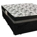 Ver imagem 3 de Cama Box Casal Suede + Colchão Casal Ortobom Iso Dupla Face 60x138x188 Preto
