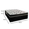 Cama Box Casal Suede + Colchão Casal Ortobom Iso Dupla Face 60x138x188 Preto - 4