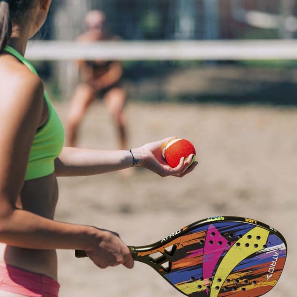 Raquete de Beach Tennis Fibra de Vidro Atrio - Es447out [reembalado] Es447out - 4