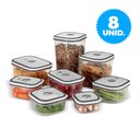 Ver imagem 1 de Conj. de Potes Electrolux Herméticos Plástico 8unid 41046083