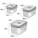 Ver imagem 6 de Conj. de Potes Electrolux Herméticos Plástico 8unid 41046083