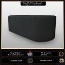 Ver imagem 3 de Puff Michael Orgânico Oval Curvo Redondo para Sala Confortável e Reforçado Bouclé