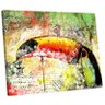 Quadro Decorativo Natureza Tucano 40x60cm em Tecido Canvas - 1