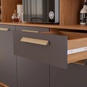 Ver imagem 3 de Kit de Cozinha Compacta Mila 6 Portas 1 Gaveta e 4 Nichos Ci